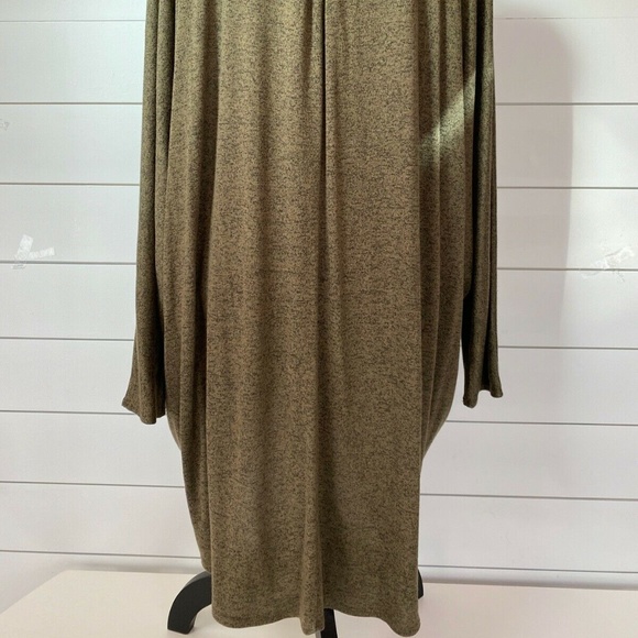 Como Shrug Sweater Jacket Moss Green 2X - Picture 6 of 12